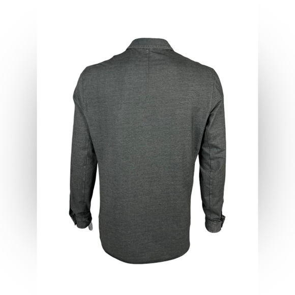Lululemon Mens Large Shirt Venture Long Sleeve Gray Casual Stretch Button Front - Picture 5 of 12